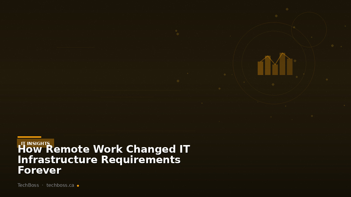 How Remote Work Changed IT Infrastructure Requirements Forever